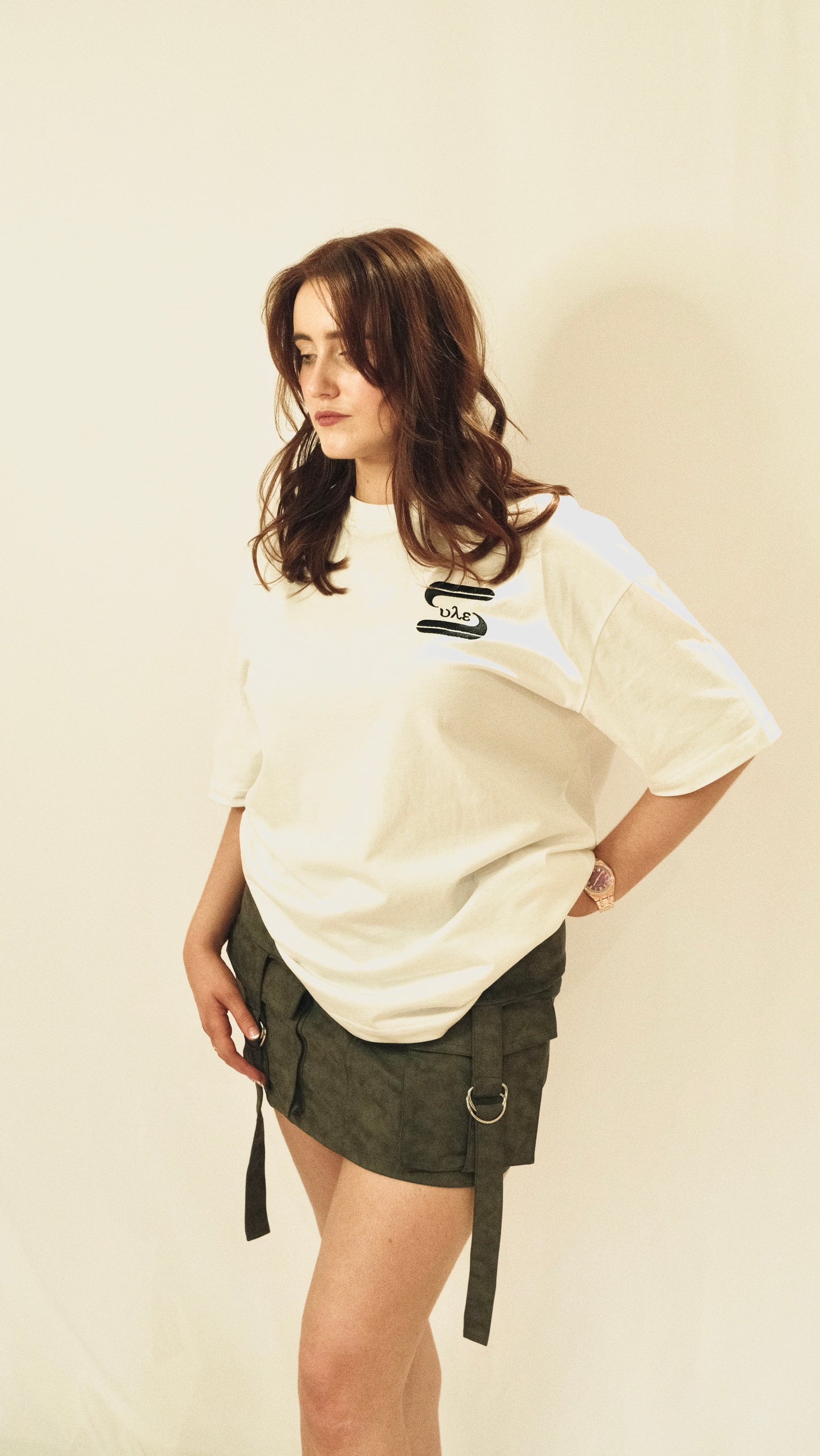 SULE OVERSIZED DROP SHOULDER TEE - WHITE