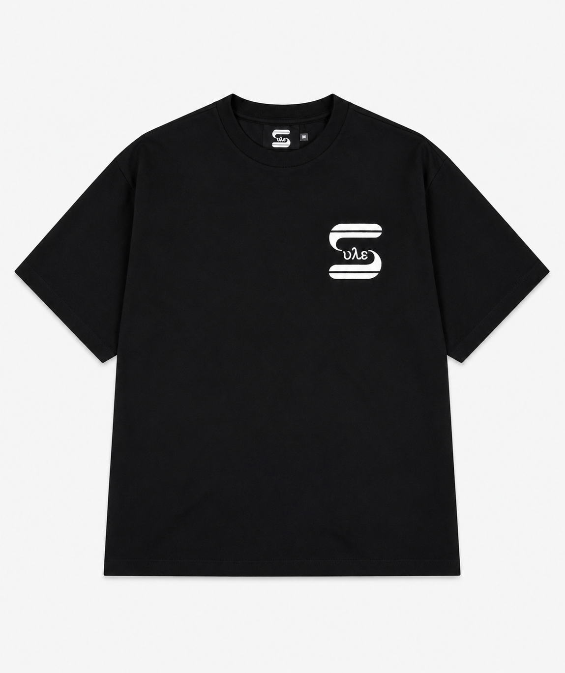 Sule Oversized Drop Shoulder Tee - Black