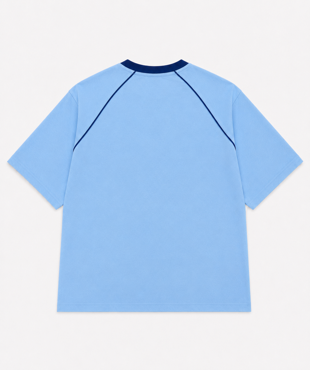 Sule Retro Collection - Sky Blue & Navy Tee