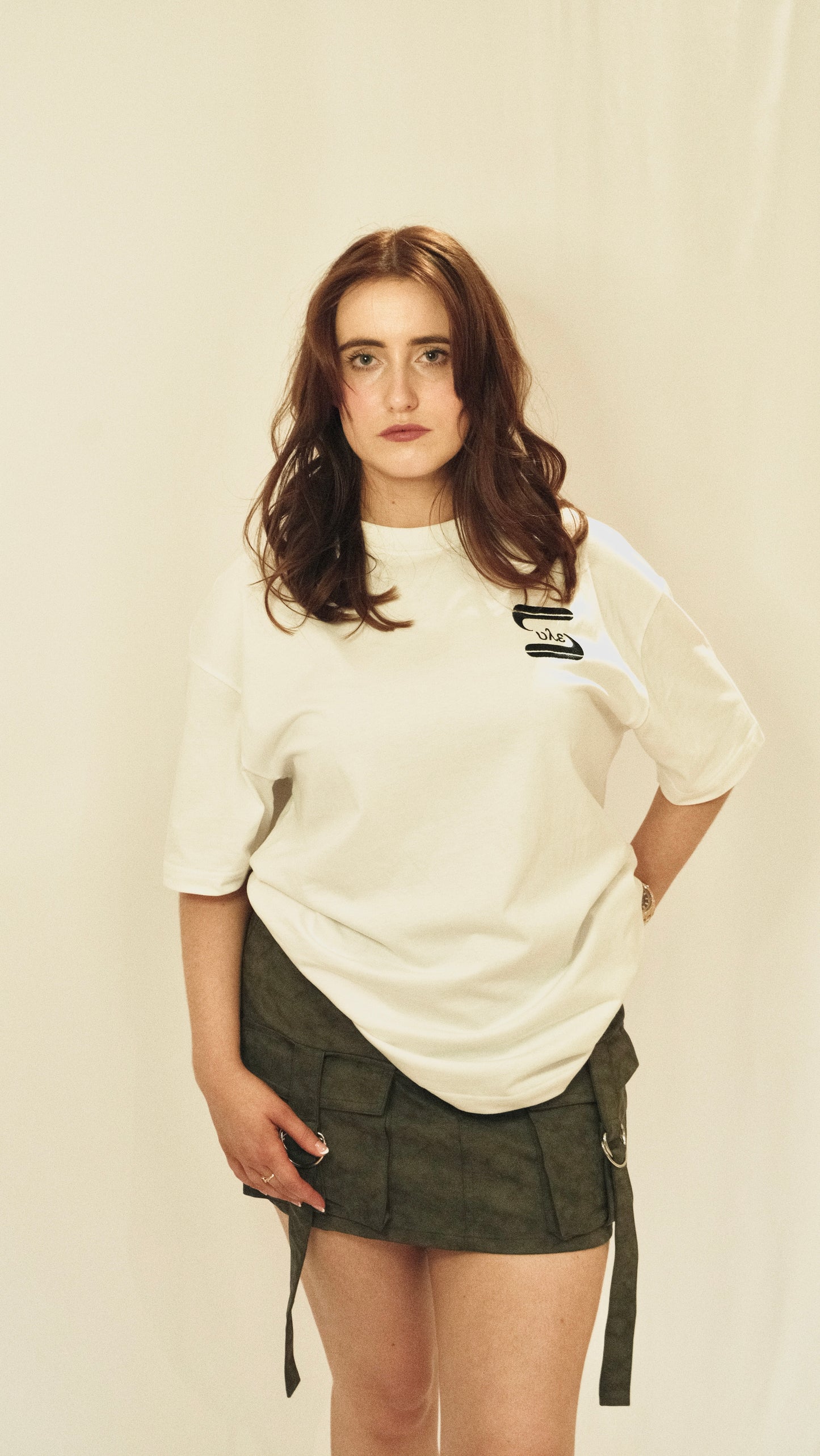 SULE OVERSIZED DROP SHOULDER TEE - WHITE