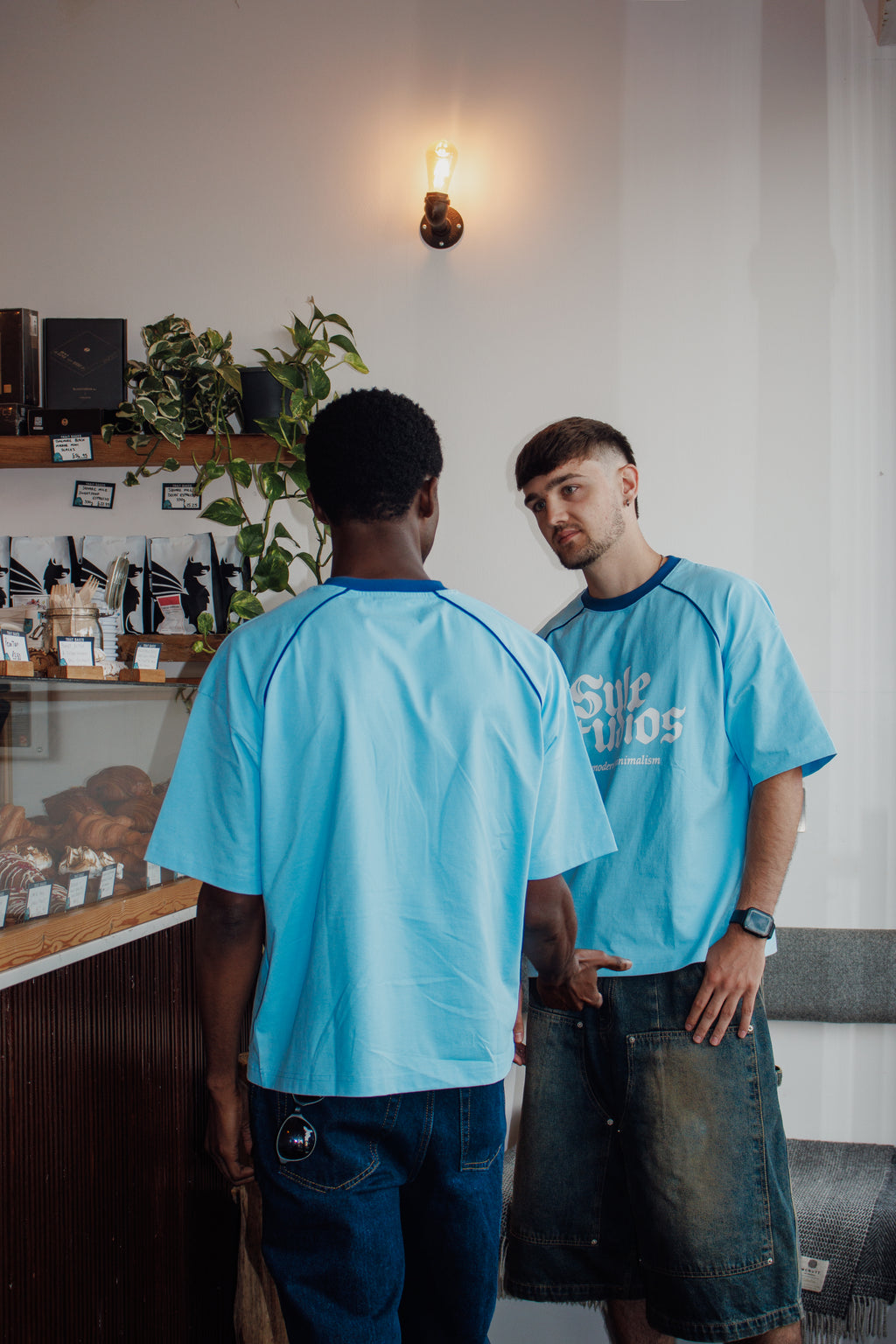 Sule Retro Collection - Sky Blue & Navy Tee