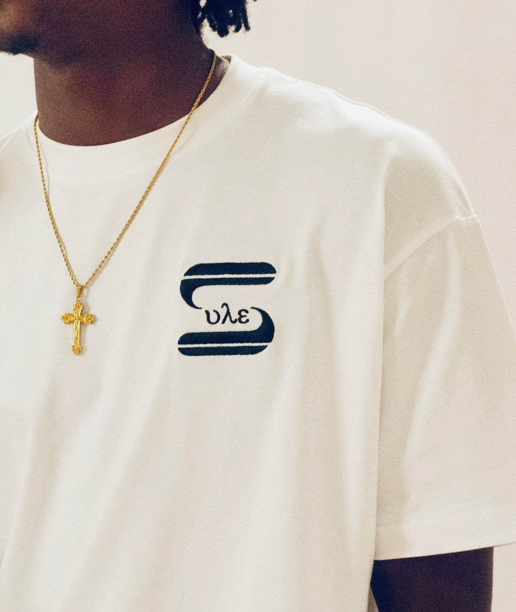 Sule Oversized Drop Shoulder Tee - White
