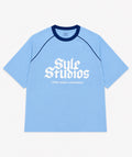 Sule Retro Collection - Sky Blue & Navy Tee