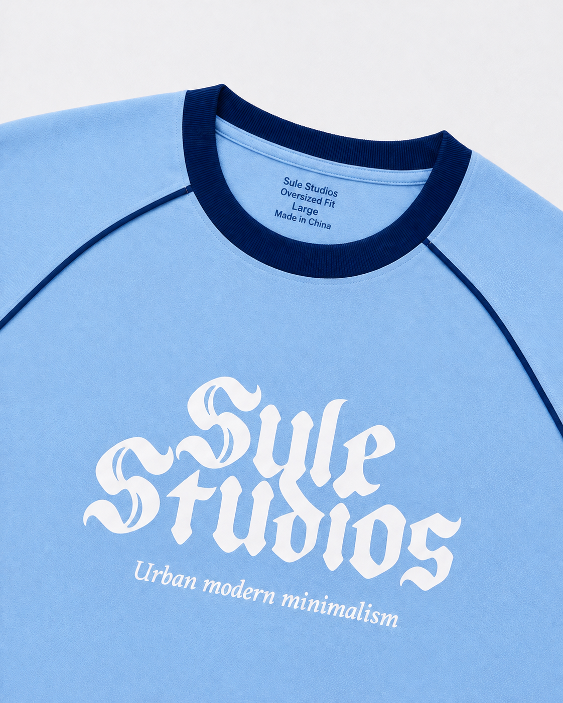 Sule Retro Collection - Sky Blue & Navy Tee