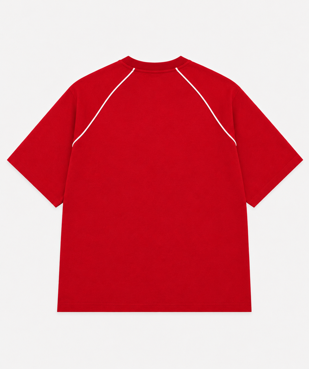 Sule Retro Collection - Red & white Tee