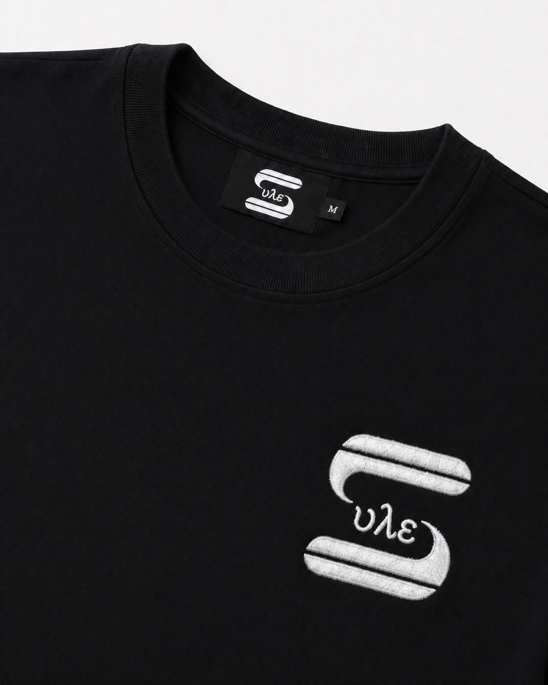 Sule Oversized Drop Shoulder Tee - Black