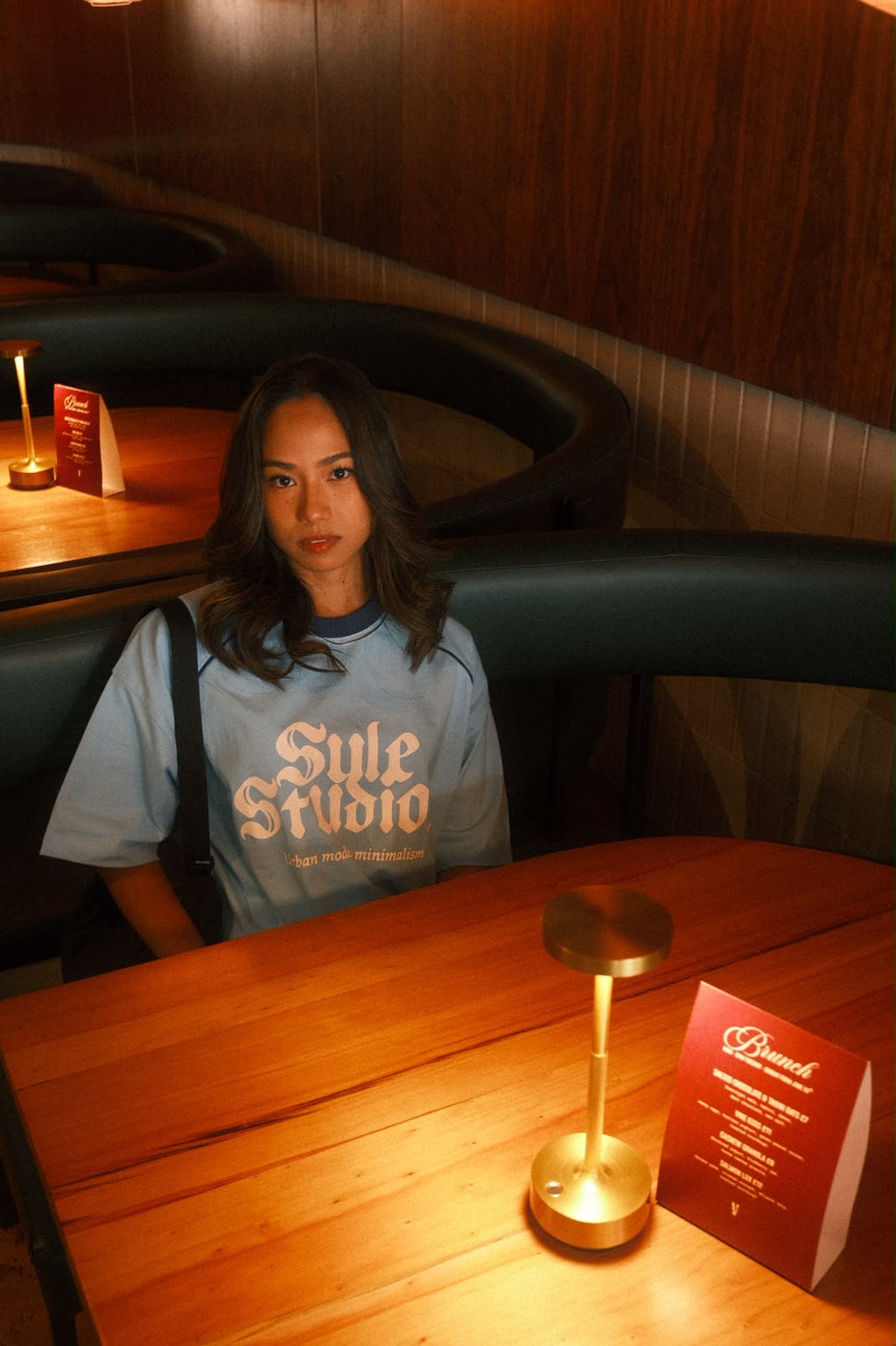 Sule Retro Collection - Sky Blue & Navy Tee